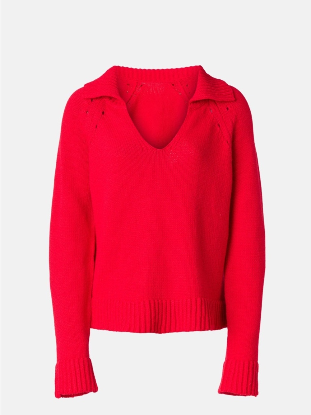Ciao Lucia Women’s Red Belinha Pullover Sweater, Size Medium - Picture 5 of 14
